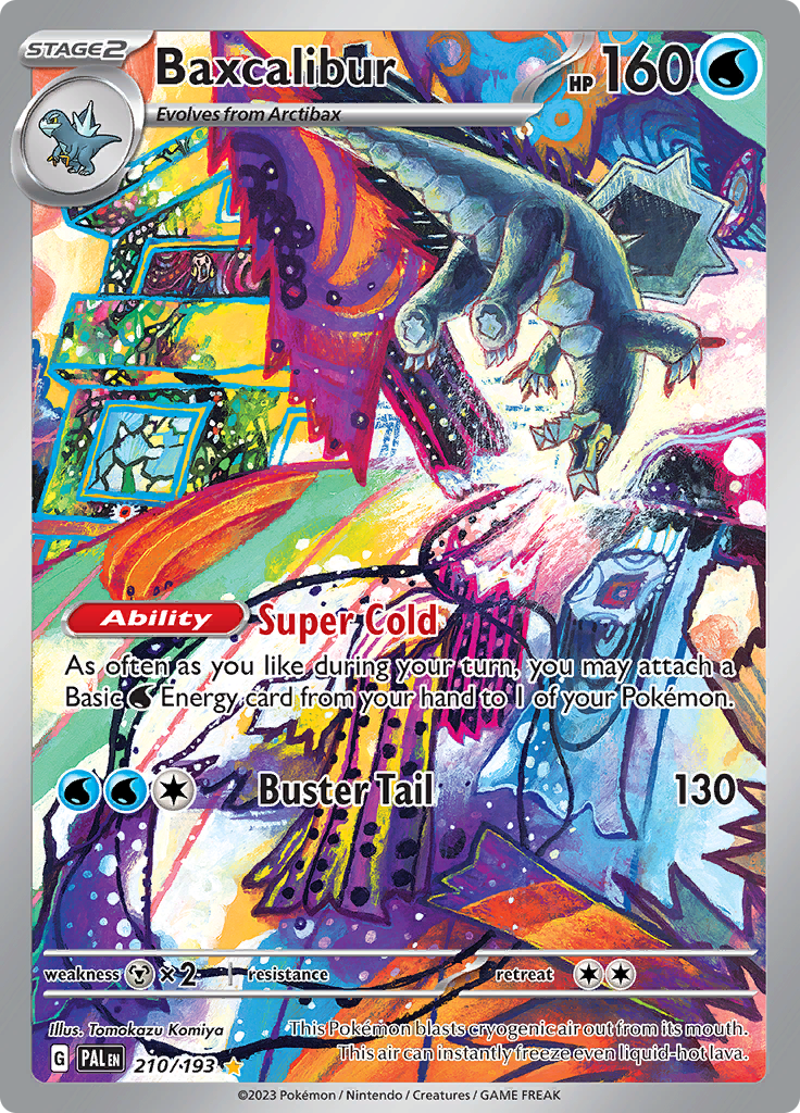 Baxcalibur (210/193) Illustration Rare Paldea Evolved - PokeRand