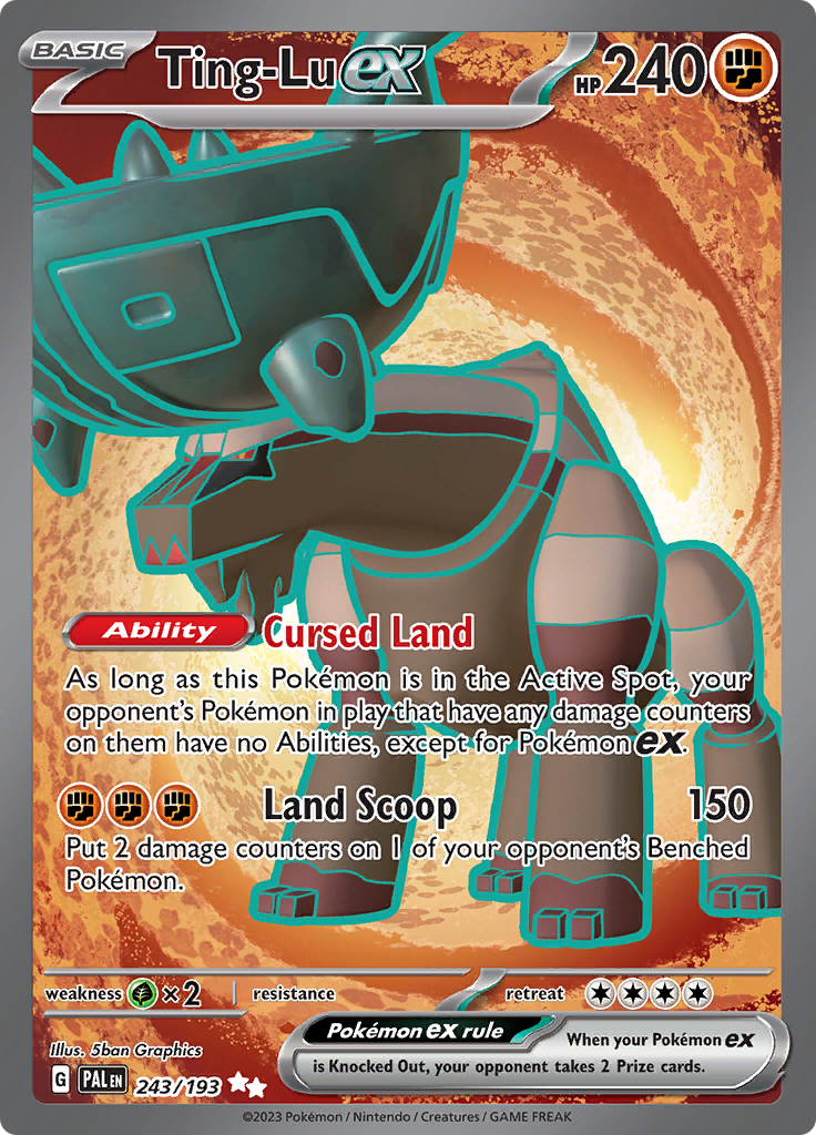 Ting-Lu ex (243/193) Full Art Paldea Evolved - PokeRand