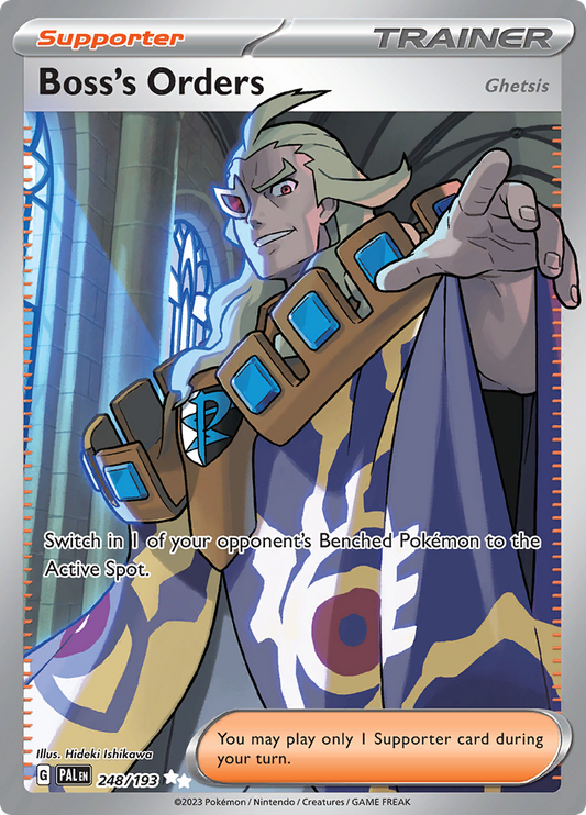 Boss's Orders (248/193) Full Art Paldea Evolved - PokeRand