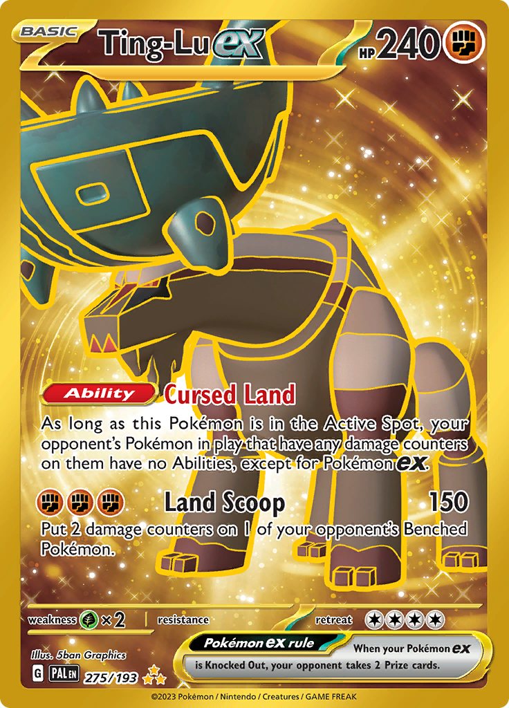 Ting-Lu ex (275/193) Hyper Rare Paldea Evolved - PokeRand