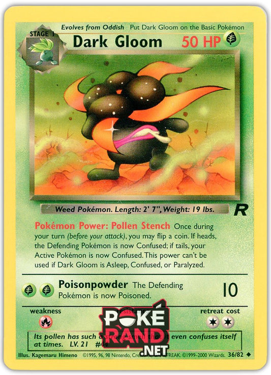 (36/82) Dark Gloom - Uncommon - Team Rocket - PokeRand