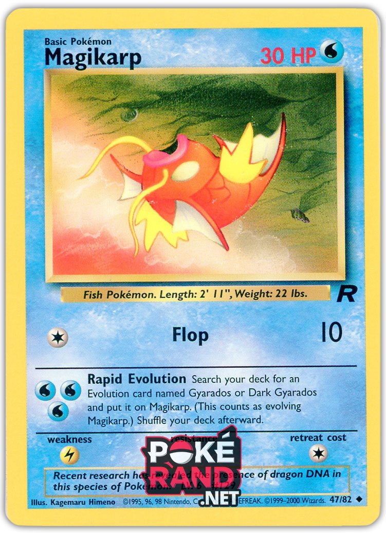 (47/82) Magikarp - Uncommon - Team Rocket - PokeRand