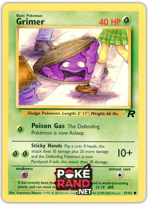 (57/82) Grimer - Common - Team Rocket - PokeRand