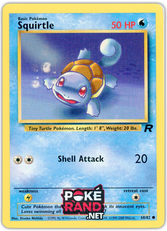 (68/82) Squirtle - Common - Team Rocket - PokeRand