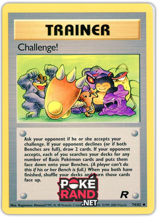 (74/82) Challenge! - Trainer - Team Rocket - PokeRand