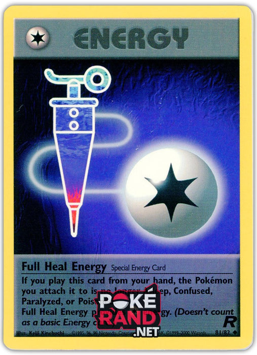 (81/82) Full Heal Energy - Trainer - Team Rocket - PokeRand