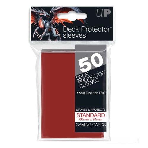 Ultra Pro Red Deck Protectors (50 Sleeves) - PokeRand