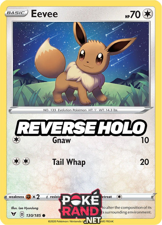 Reverse Holo (130/185) Eevee - Vivid Voltage - PokeRand