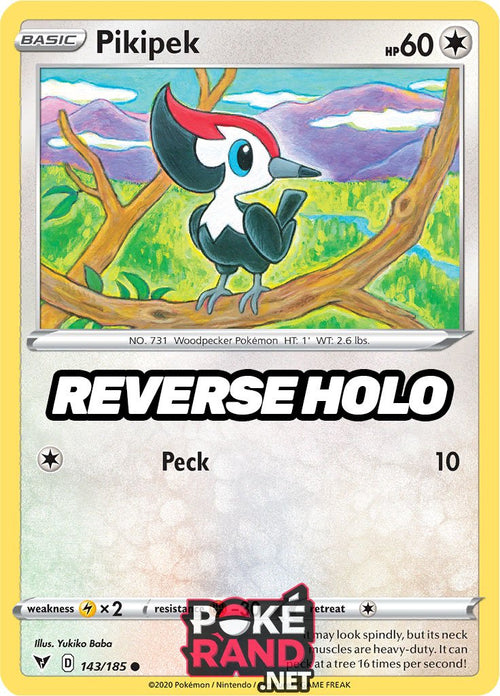 Reverse Holo (143/185) Pikipek - Vivid Voltage - PokeRand