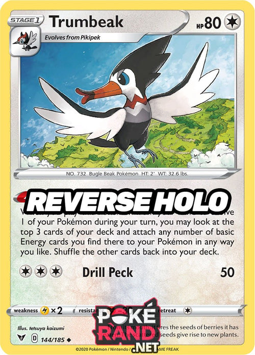 Reverse Holo (144/185) Trumbeak - Vivid Voltage - PokeRand