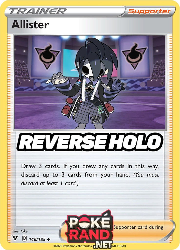 Reverse Holo (146/185) Allister - Vivid Voltage - PokeRand