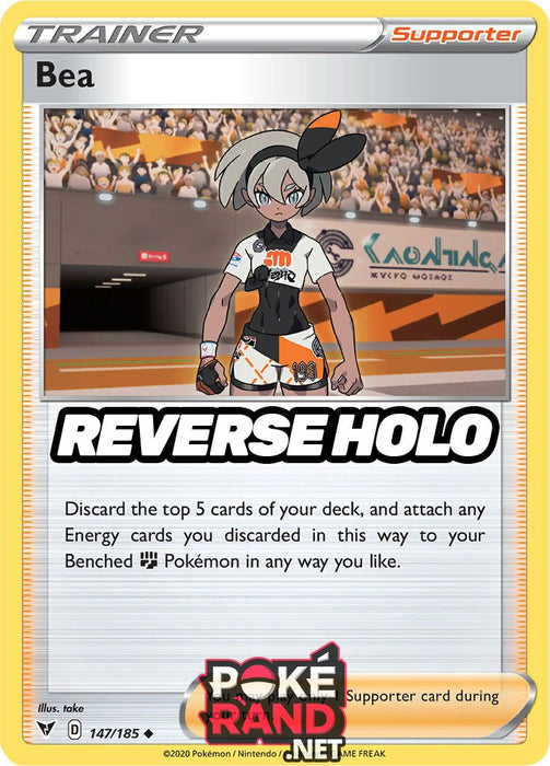 Reverse Holo (147/185) Bea - Vivid Voltage - PokeRand