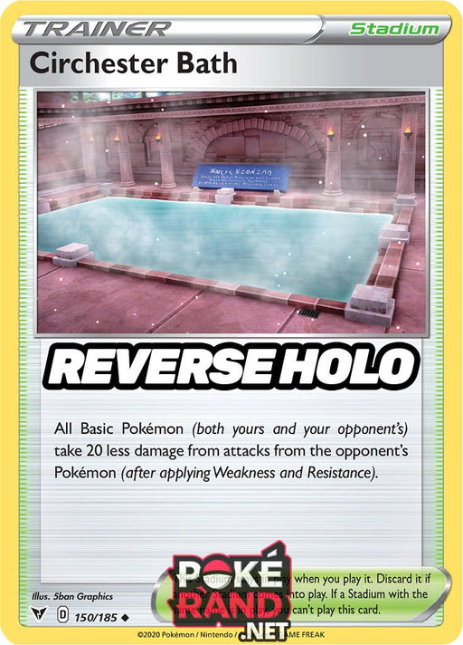 Reverse Holo (150/185) Circhester Bath - Vivid Voltage - PokeRand