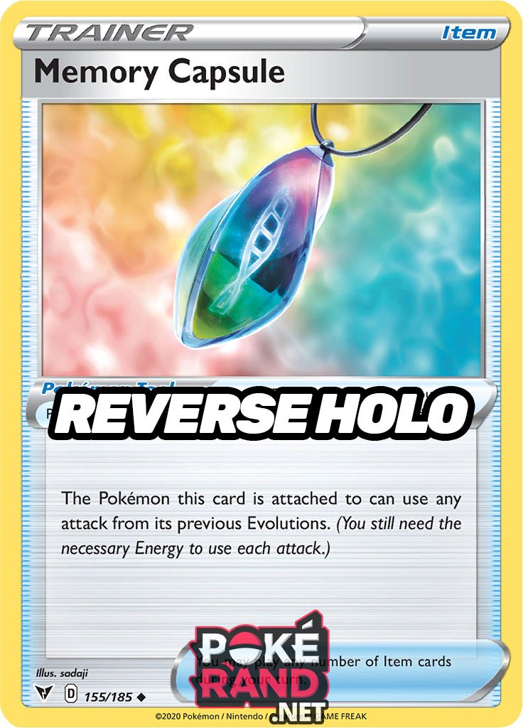 Reverse Holo (155/185) Memory Capsule - Vivid Voltage - PokeRand