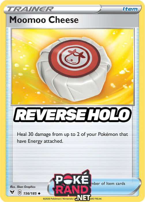 Reverse Holo (156/185) Moomoo Cheese - Vivid Voltage - PokeRand