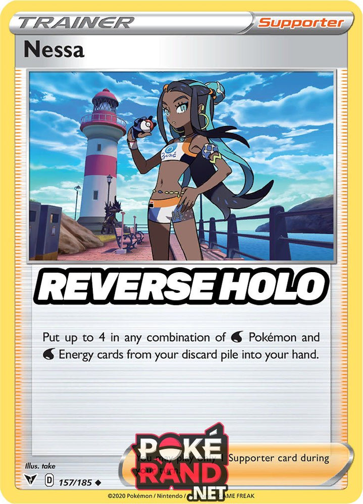 Reverse Holo (157/185) Nessa - Vivid Voltage - PokeRand