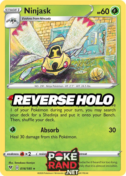 Reverse Holo (014/185) Ninjask - Vivid Voltage - PokeRand