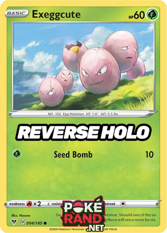 Reverse Holo (004/185) Exeggcute - Vivid Voltage - PokeRand