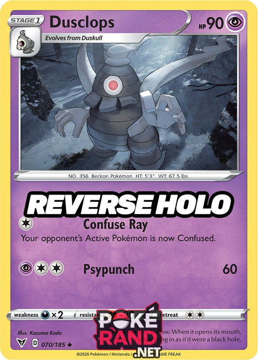 Reverse Holo (070/185) Dusclops - Vivid Voltage - PokeRand