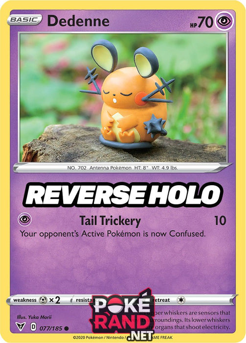 Reverse Holo (077/185) Dedenne - Vivid Voltage - PokeRand