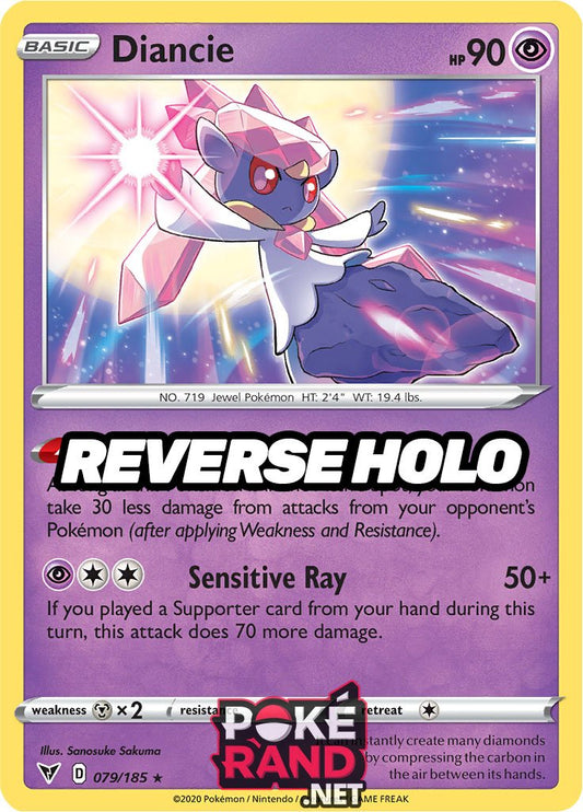 Reverse Holo (079/185) Diancie - Vivid Voltage - PokeRand