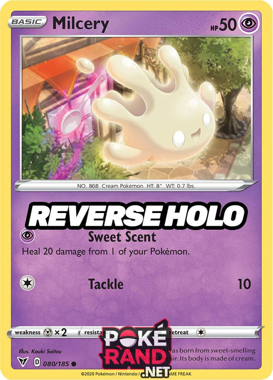 Reverse Holo (080/185) Milcery - Vivid Voltage - PokeRand