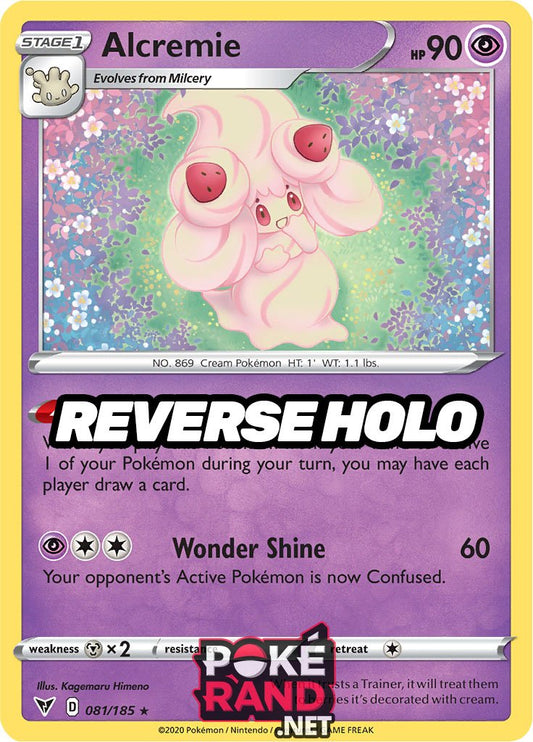 Reverse Holo (081/185) Alcremie - Vivid Voltage - PokeRand