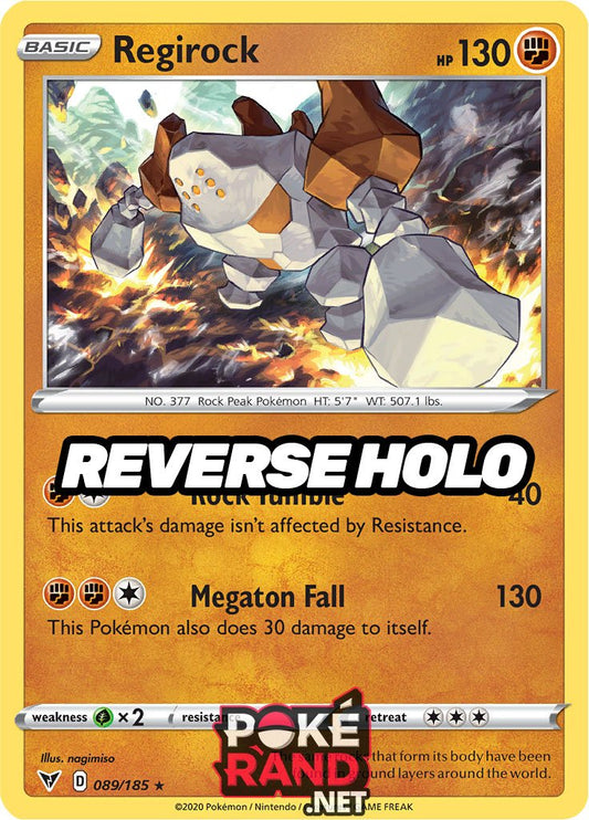 Reverse Holo (089/185) Regirock - Vivid Voltage - PokeRand