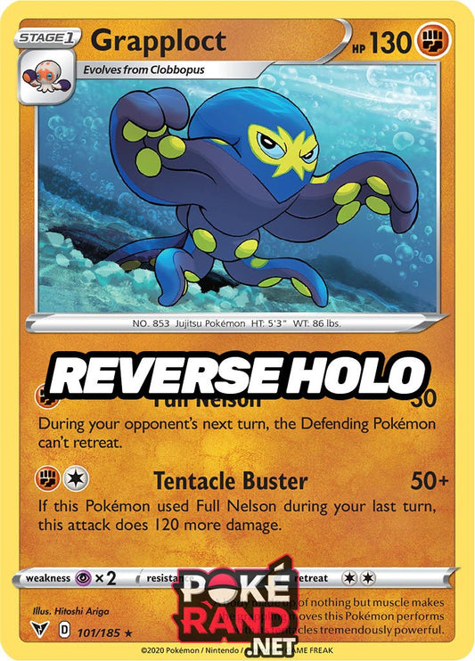 Reverse Holo (101/185) Grapploct - Vivid Voltage - PokeRand