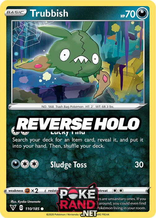 Reverse Holo (110/185) Trubbish - Vivid Voltage - PokeRand