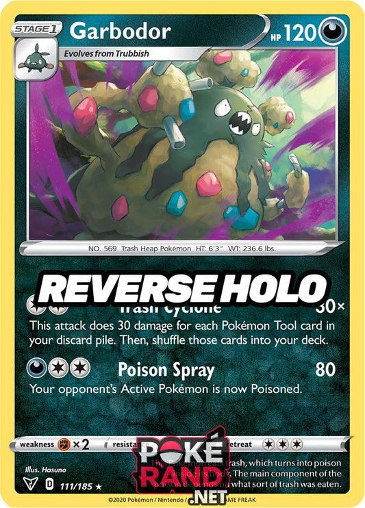 Reverse Holo (111/185) Garbodor - Vivid Voltage - PokeRand