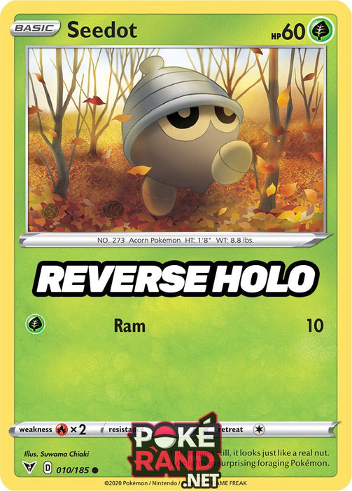 Reverse Holo (010/185) Seedot - Vivid Voltage - PokeRand