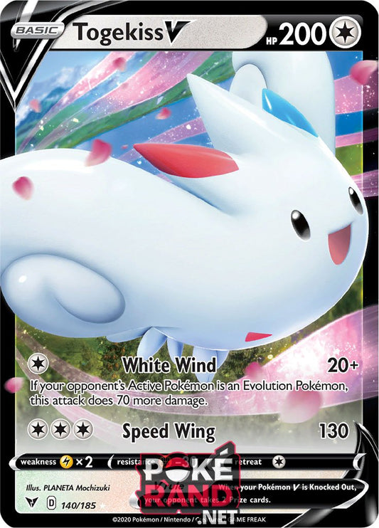 (140/185) Togekiss V -  - Vivid Voltage - PokeRand