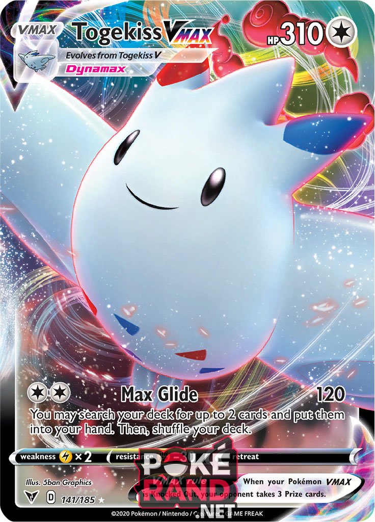 (141/185) Togekiss Vmax -  - Vivid Voltage - PokeRand