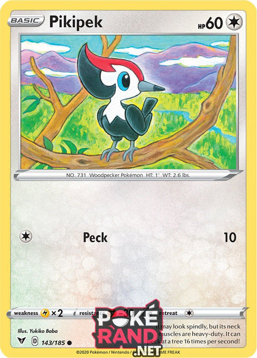 (143/185) Pikipek - Common - Vivid Voltage - PokeRand