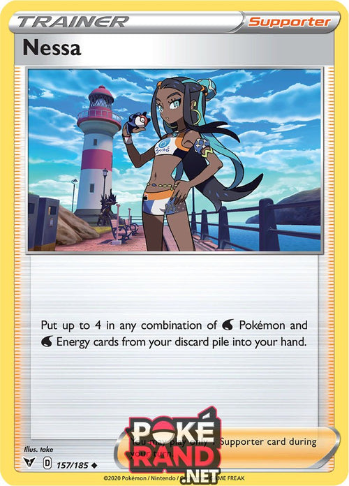 (157/185) Nessa - Uncommon - Vivid Voltage - PokeRand