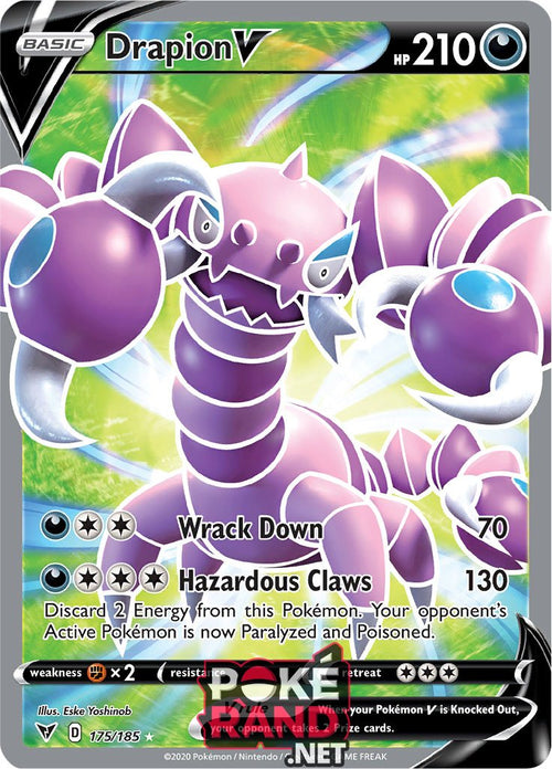 (175/185) Drapion V - Full Art - Vivid Voltage - PokeRand