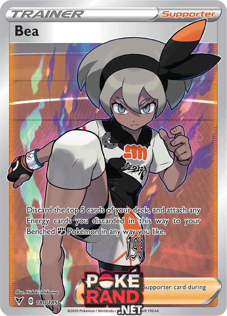 (180/185) Bea - Full Art - Vivid Voltage - PokeRand