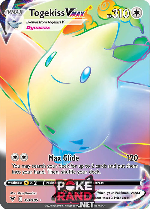 (191/185) Togekiss Vmax - Secret Rare - Vivid Voltage - PokeRand