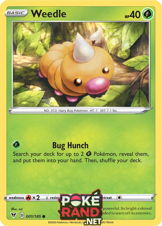 (001/185) Weedle - Common - Vivid Voltage - PokeRand