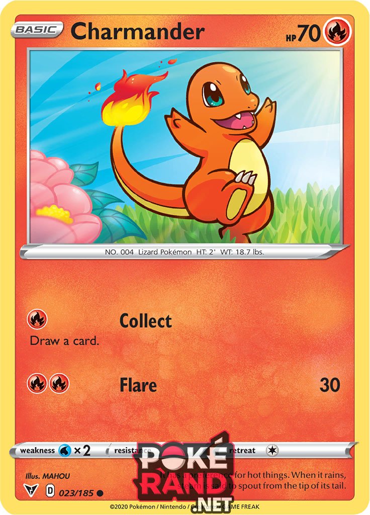 (023/185) Charmander - Common - Vivid Voltage - PokeRand