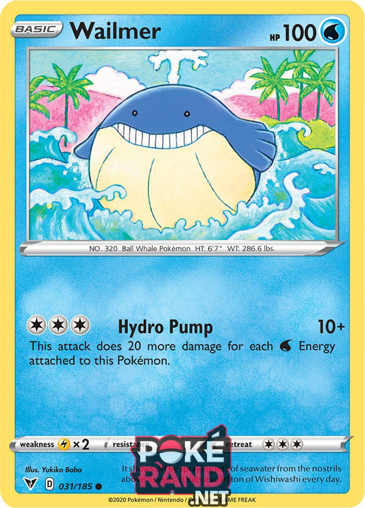 (031/185) Wailmer - Common - Vivid Voltage - PokeRand