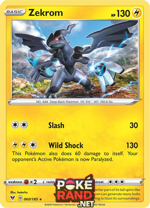 (060/185) Zekrom - Holo - Vivid Voltage - PokeRand