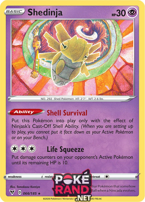 (066/185) Shedinja - Rare - Vivid Voltage - PokeRand