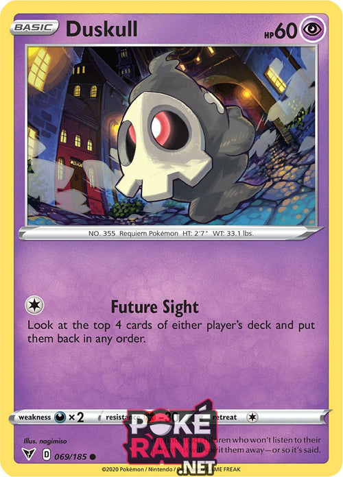 (069/185) Duskull - Common - Vivid Voltage - PokeRand