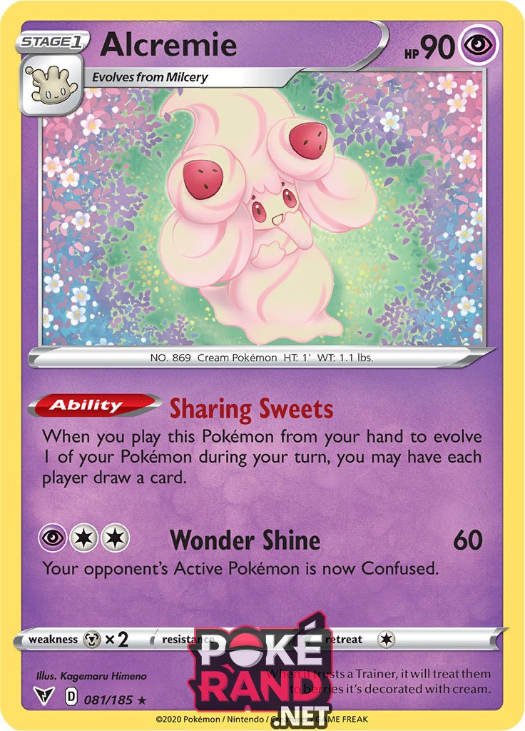 (081/185) Alcremie - Rare - Vivid Voltage - PokeRand