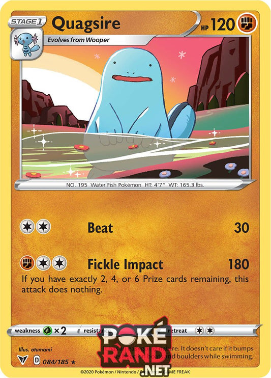 (084/185) Quagsire - Rare - Vivid Voltage - PokeRand