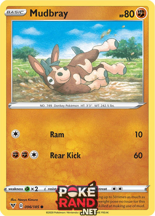 (096/185) Mudbray - Common - Vivid Voltage - PokeRand